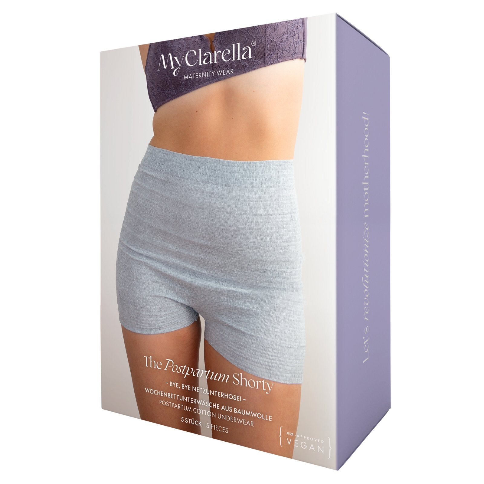 The Postpartum Shorty (5er Pack) - Wochenbett - Einwegunterwäsche - MyClarella